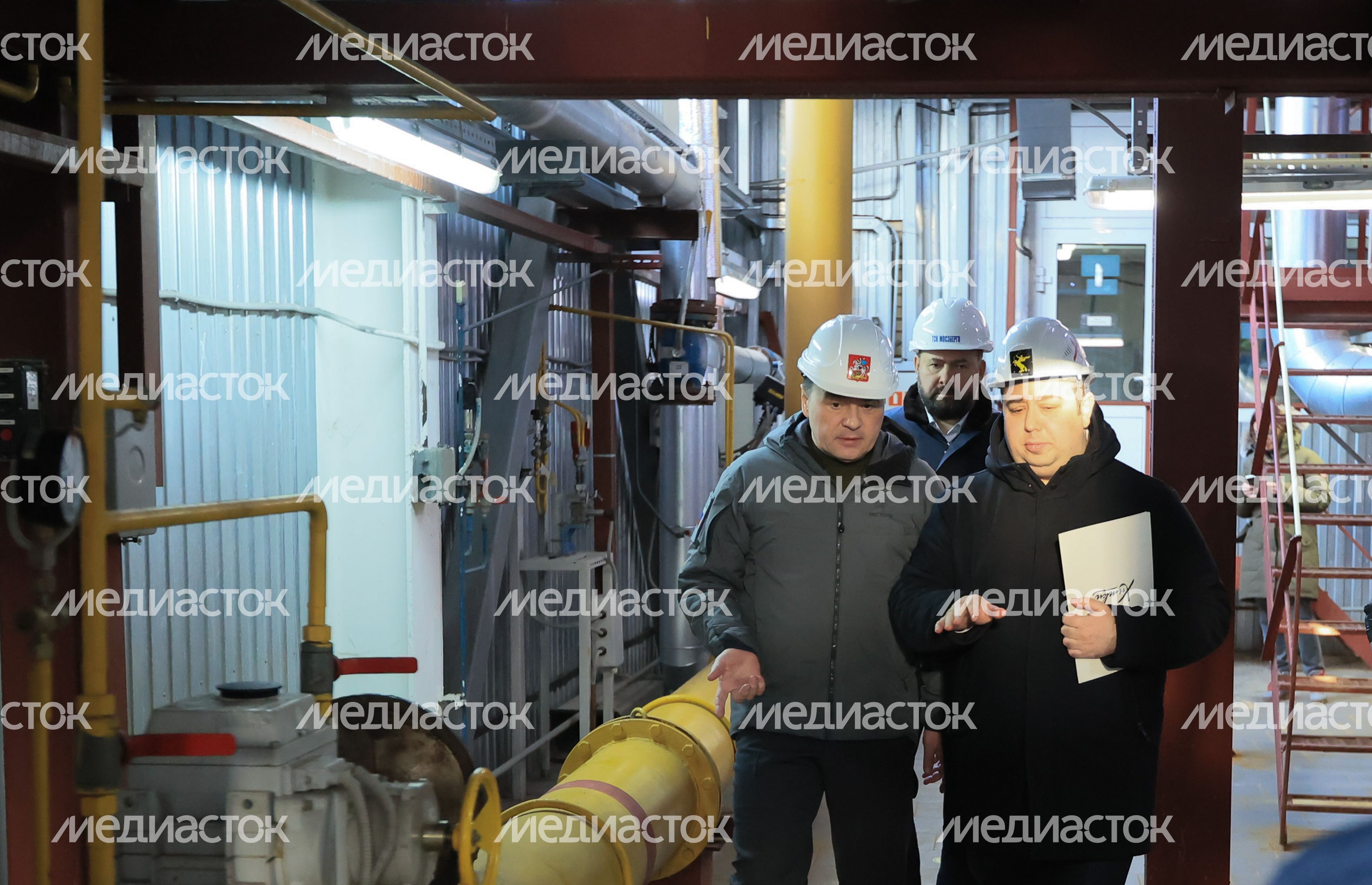 Посещение губернатором Подмосковья мкр. Новые Химки