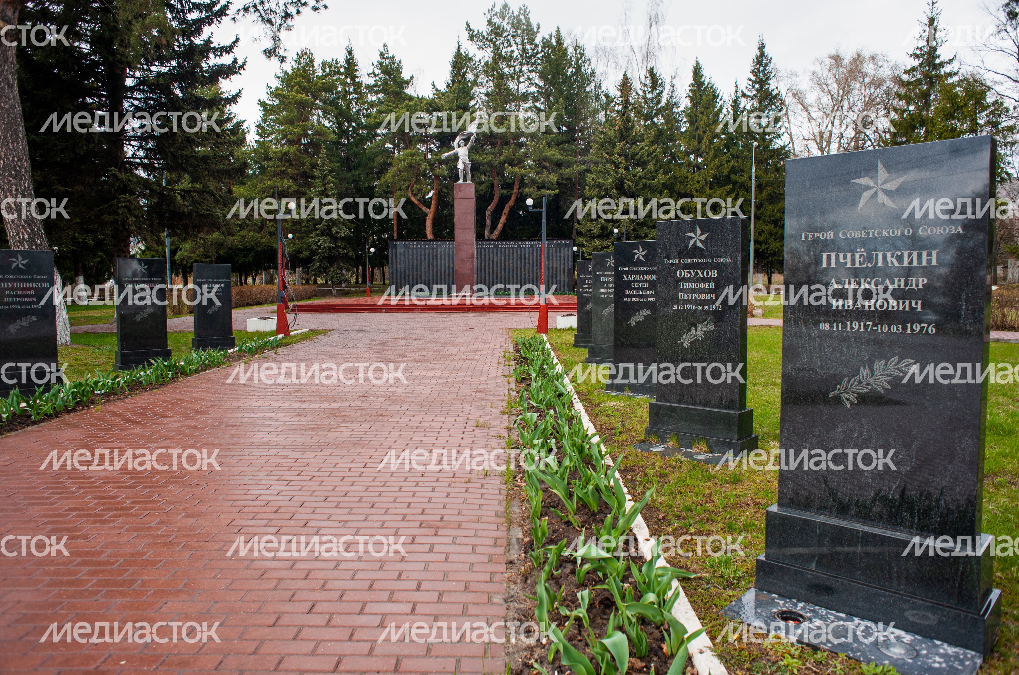 Весенние виды города Озёры