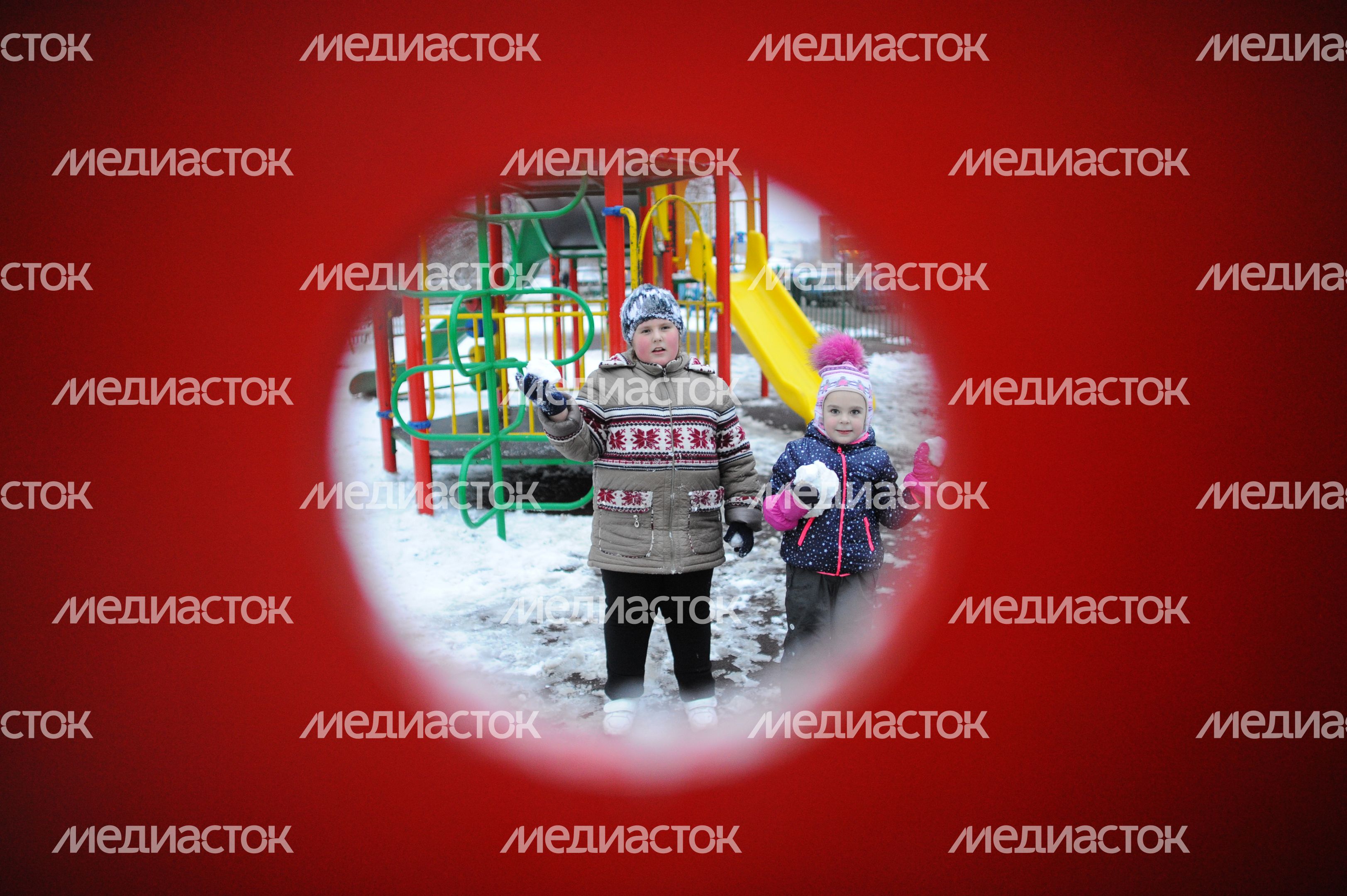 Снегопад в Троицке