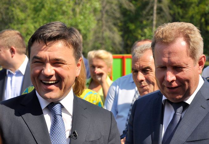 А.Воробьев посетил Чеховский район с рабочим визитом