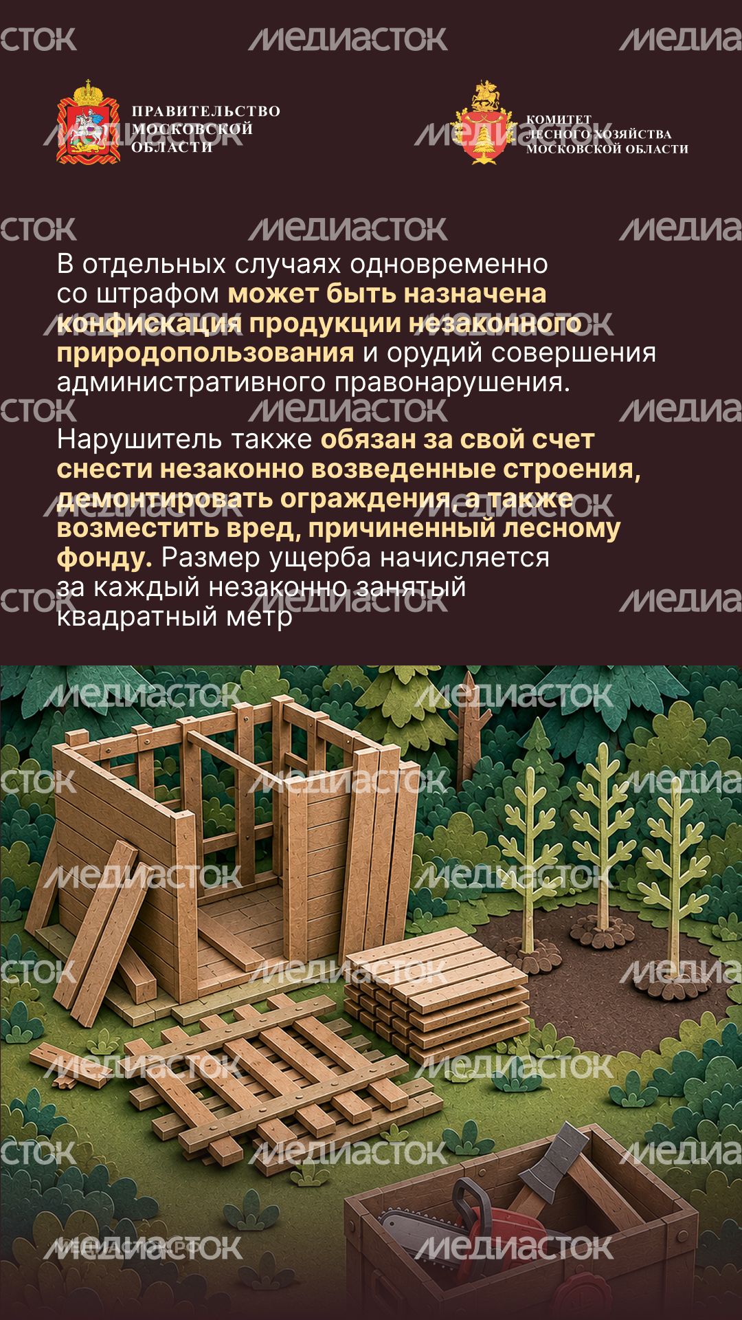 Самовольный захват и использование лесных участков вертикаль 05