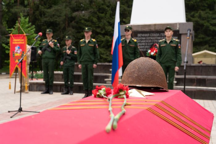 Мемориал латышской дивизии. Перезахоронение бойцов ВОВ