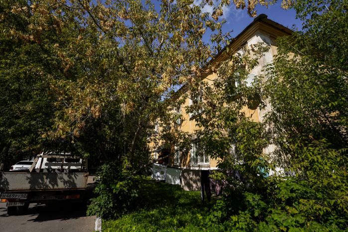 Старые дома на ул. Некрасова в Ступино