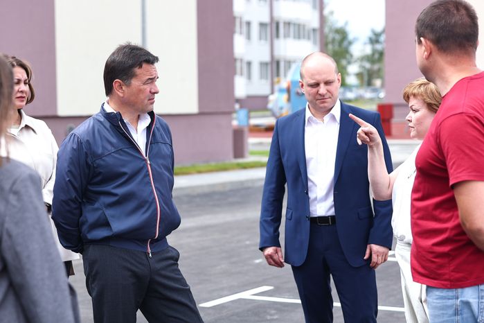Встреча Губернатора Андрея Воробьева и дольщиков ЖК «Пушкарь» в Пушкинском горокруге