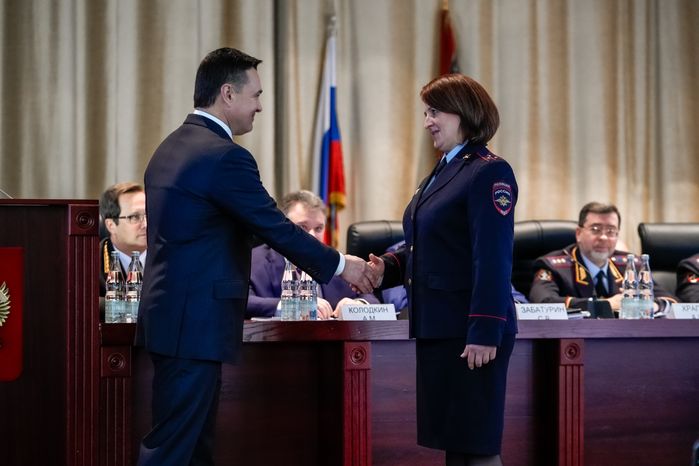 Андрей Воробьев на заседании коллегии Главного управления МВД России по Московской области