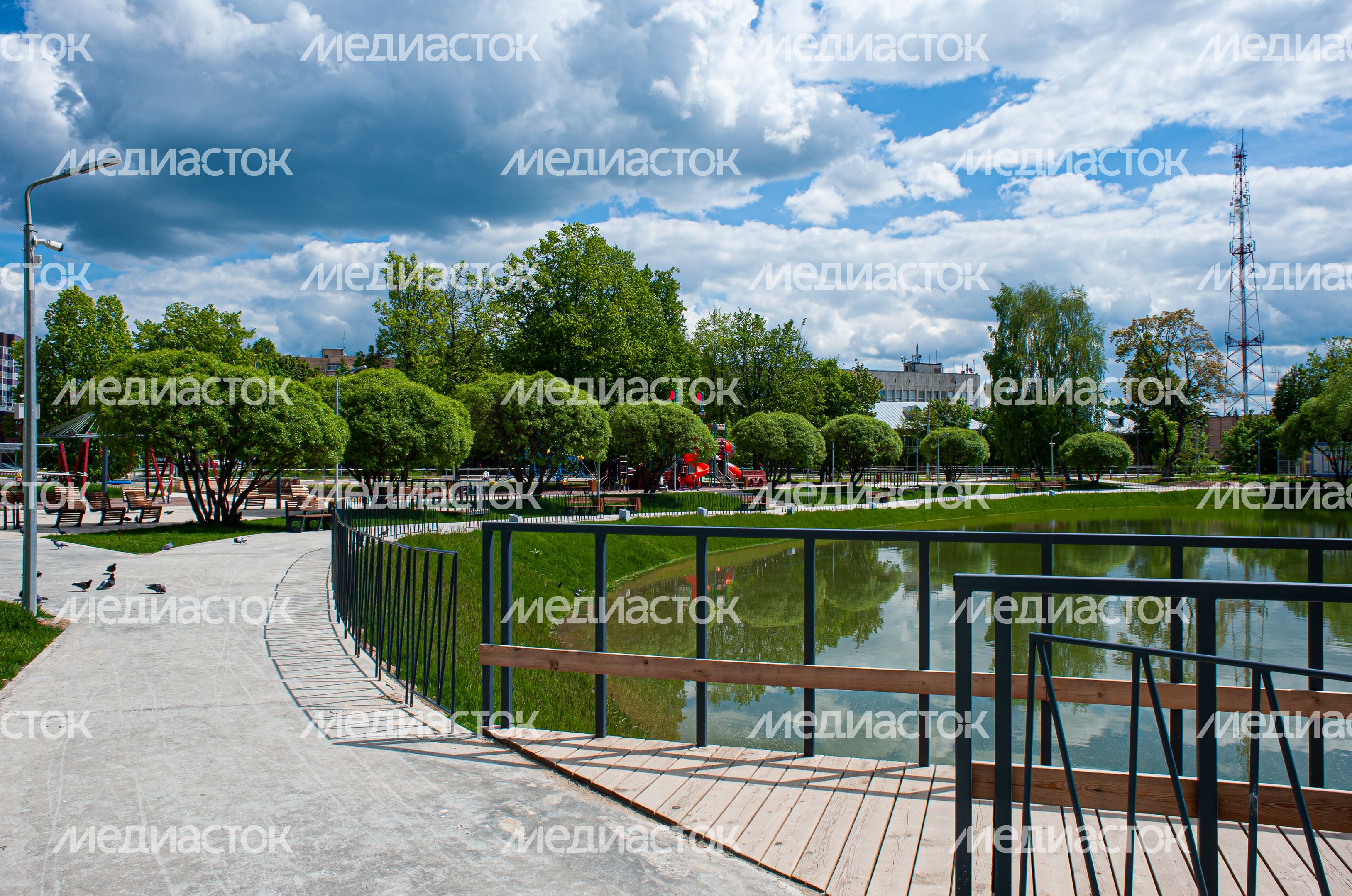 Весенние виды города Руза