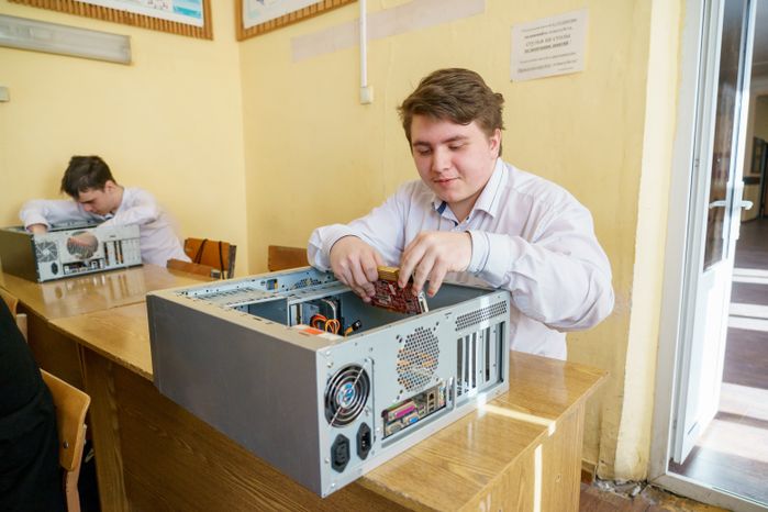Центр строительно-логистической подготовки Подмосковного колледжа "Энергия" в Электроуглях