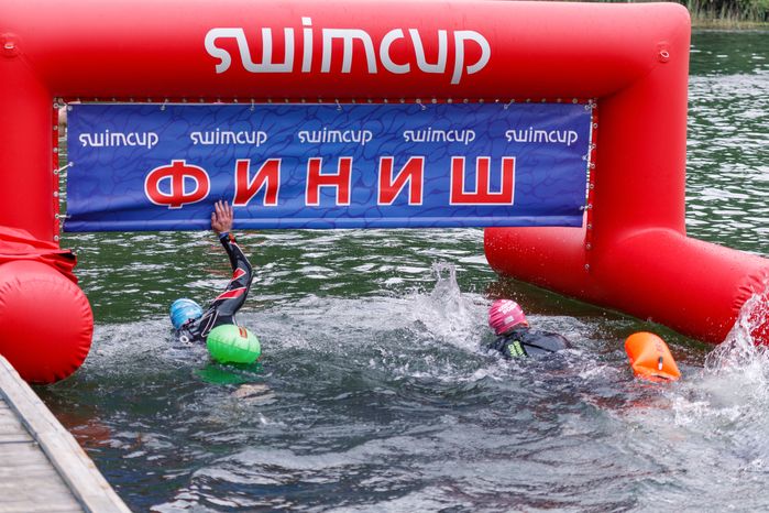 Заплыв на открытой воде Swimcup на Кореневском карьере в Люберцах