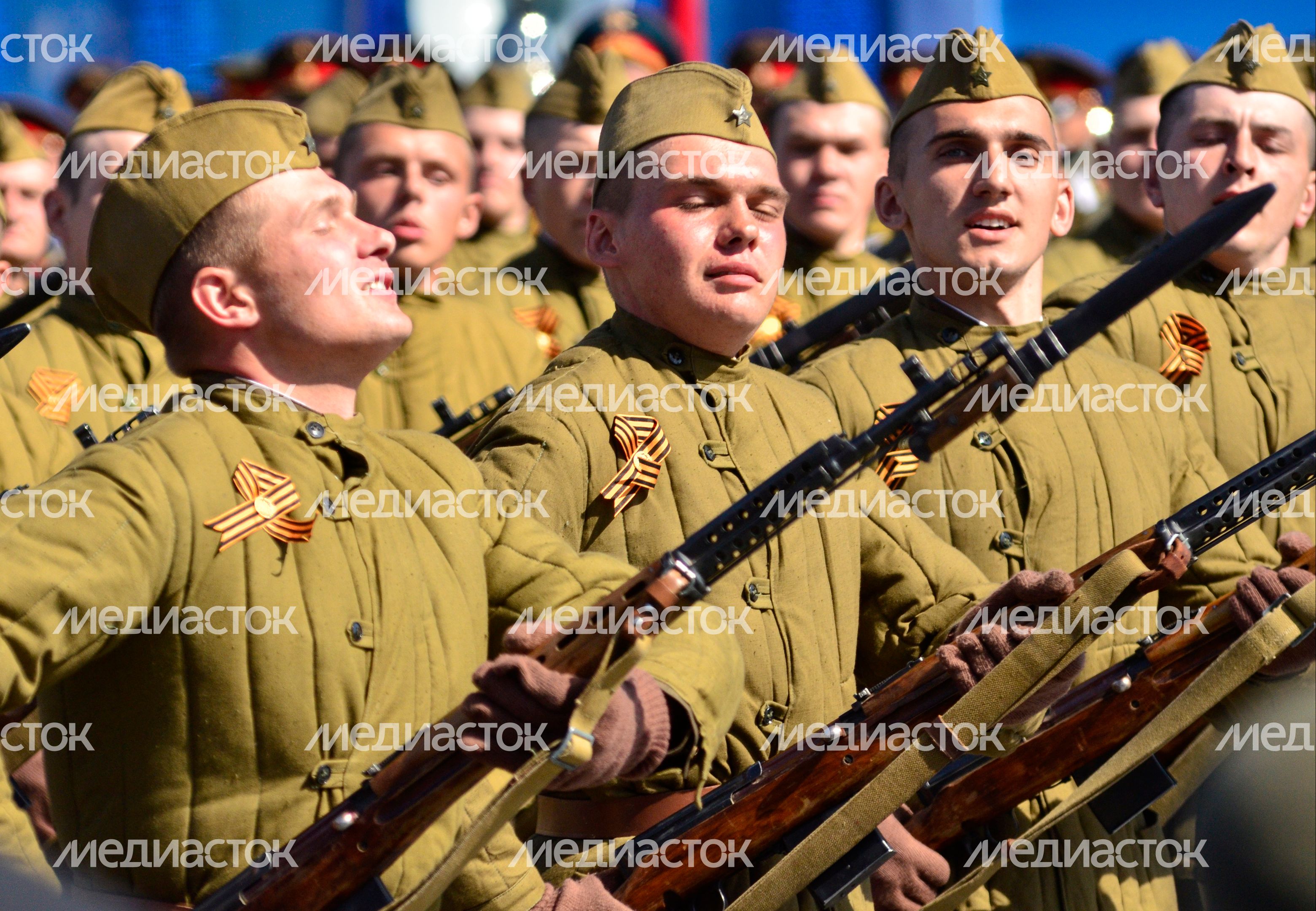 Генеральная репетиция парада Победы на Красной площади