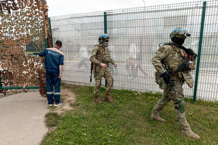 Реконструкция современных боевых действий в парке «Патриот» Одинцовского округа