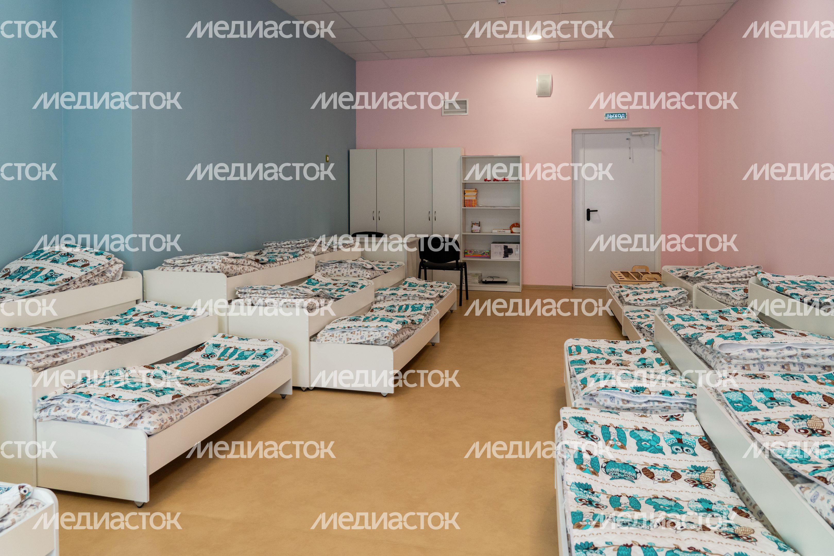 Спальня для малышей в новом детском саду «Выбор будущего» на 380 мест в Лайково Одинцовского округа Спальня для малышей в новом детском саду «Выбор будущего» на 380 мест в Лайково Одинцовского округа