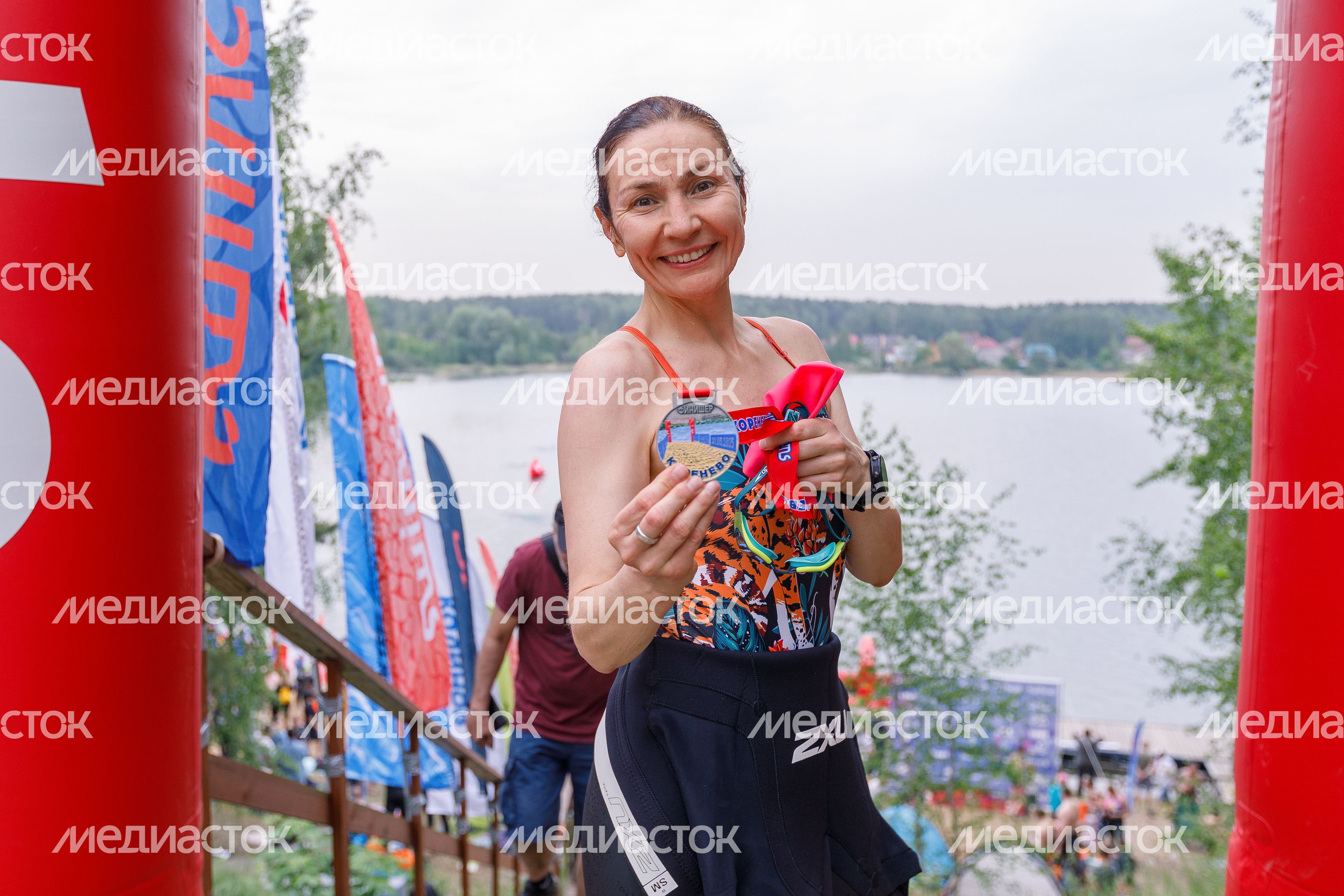 Заплыв на открытой воде Swimcup на Кореневском карьере в Люберцах