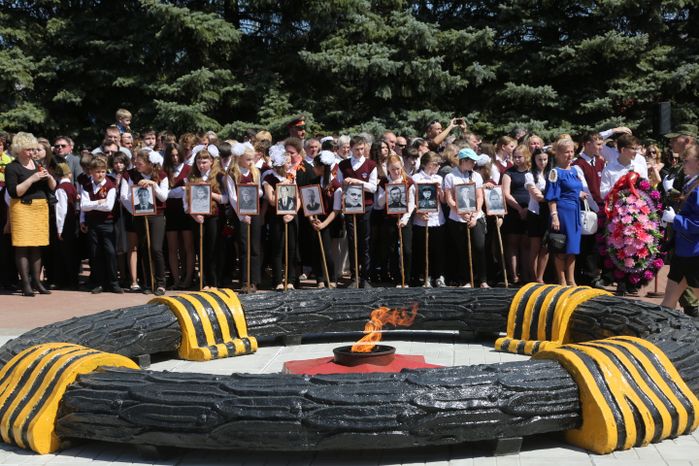 Акция «Бессмертный полк» в Кашире