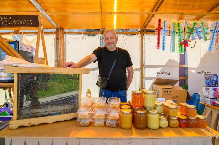 Ярмарка на гастрономическом фестивале «Вар-Варенье» в Ликино-Дулево