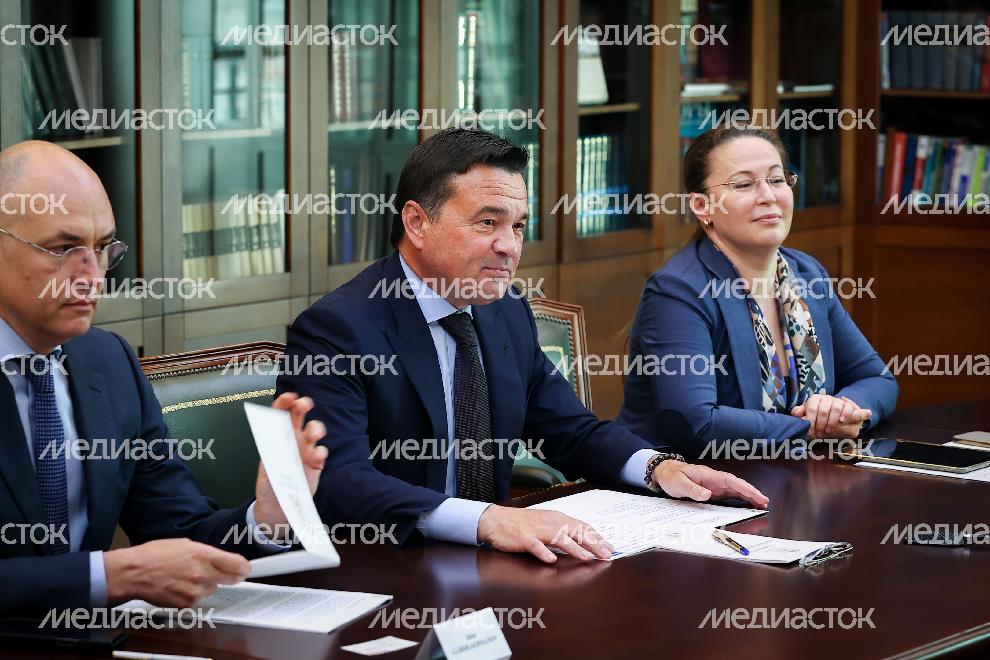 Встреча Губернатора Подмосковья с управляющим директором «Uflex Group» Ашоком Чатурведи