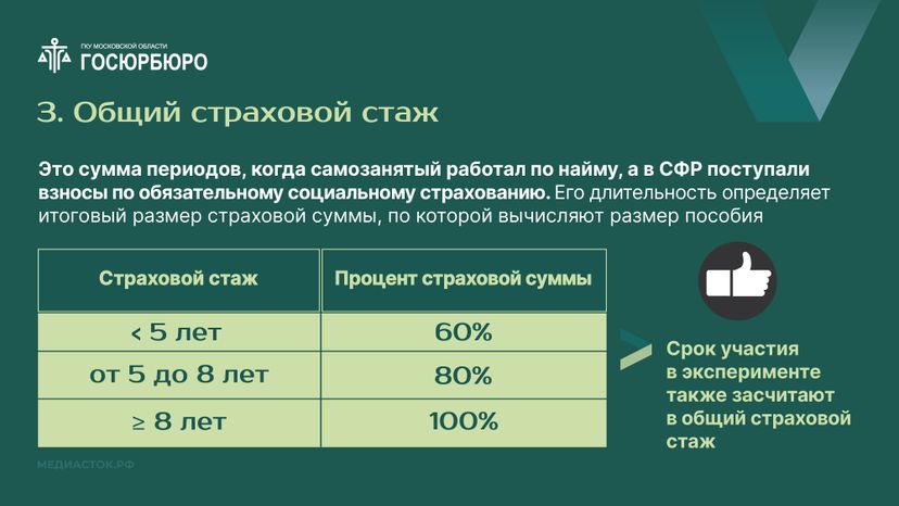 Оплата больничных самозанятым Горизонталь 06