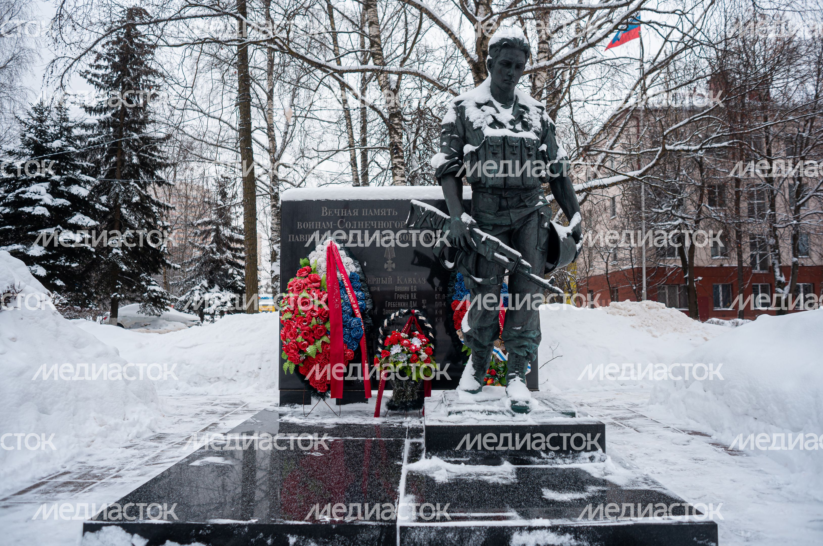 Зимние виды города Солнечногорск