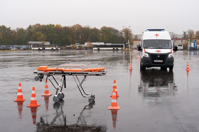 Подольск. Конкурс «Лучший водитель скорой помощи»