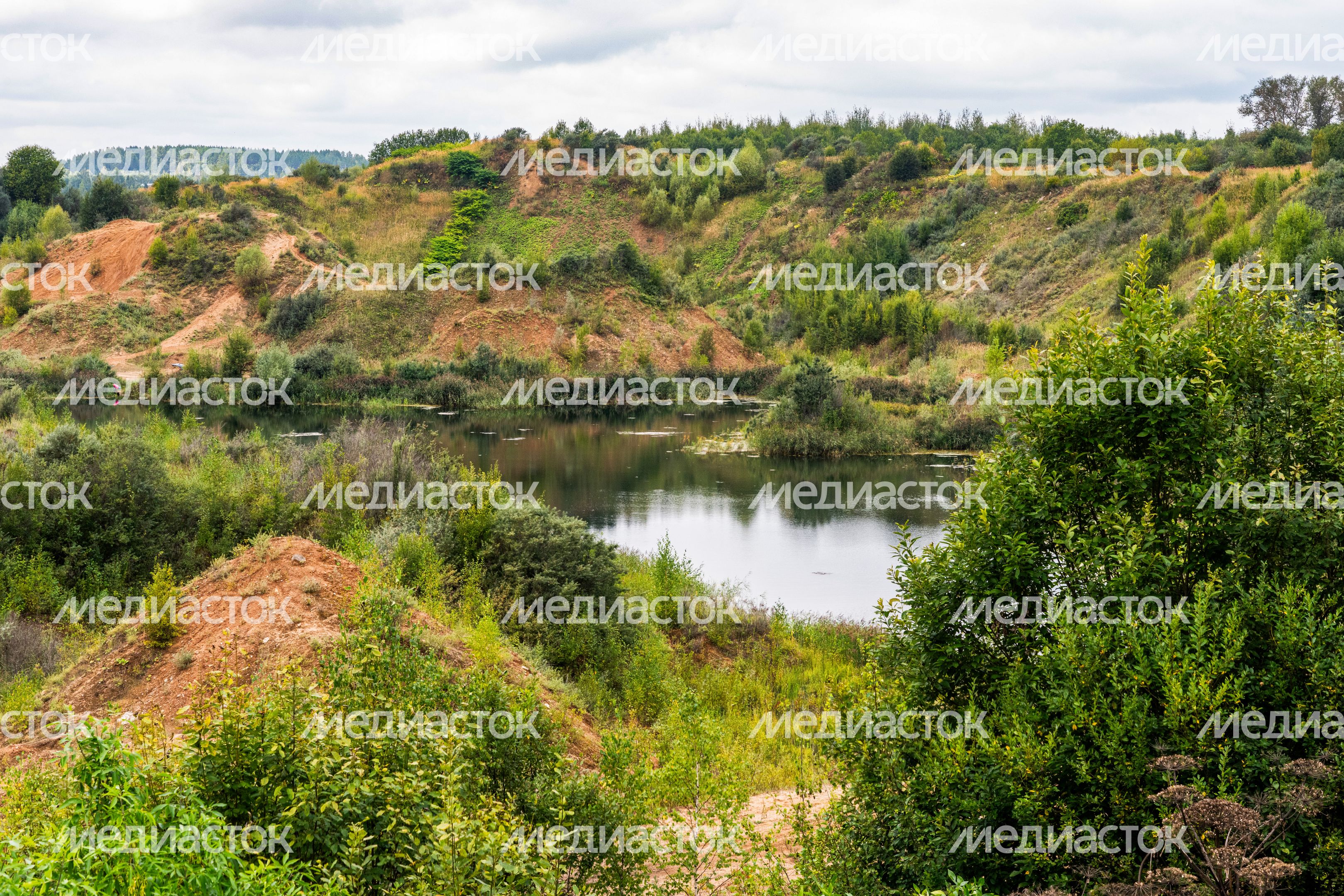 Песчаные дюны в Сычево Волоколамского округа