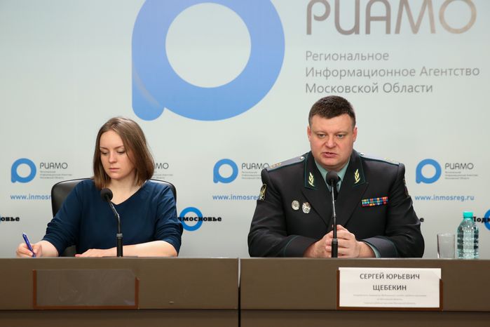 Пресс-конференция руководителя УФССП Сергея Щебекина в РИАМО
