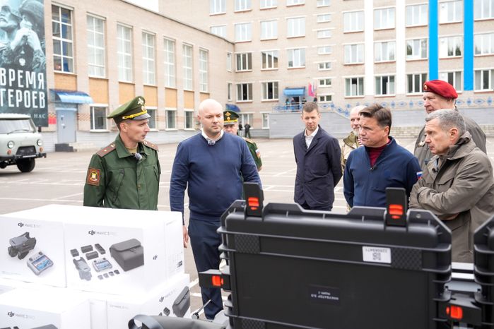 Андрей Воробьев и Владимир Соловьев посетили центр спецподготовки "Витязь" в Балашихе