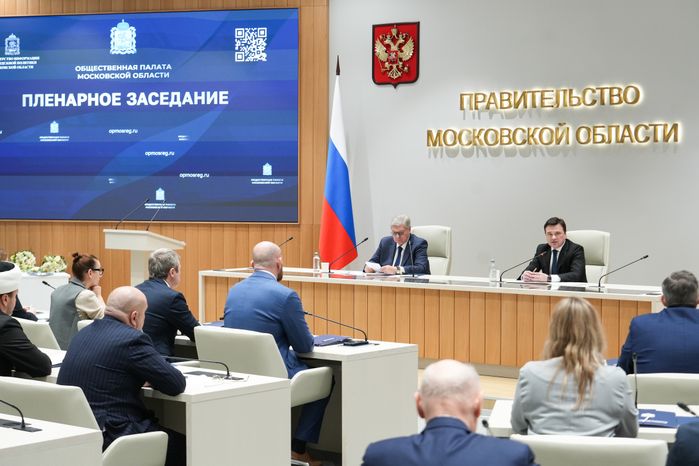 Андрей Воробьев поблагодарил общественников за работу и вручил им областные награды