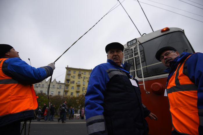Праздник московского троллейбуса в Москве