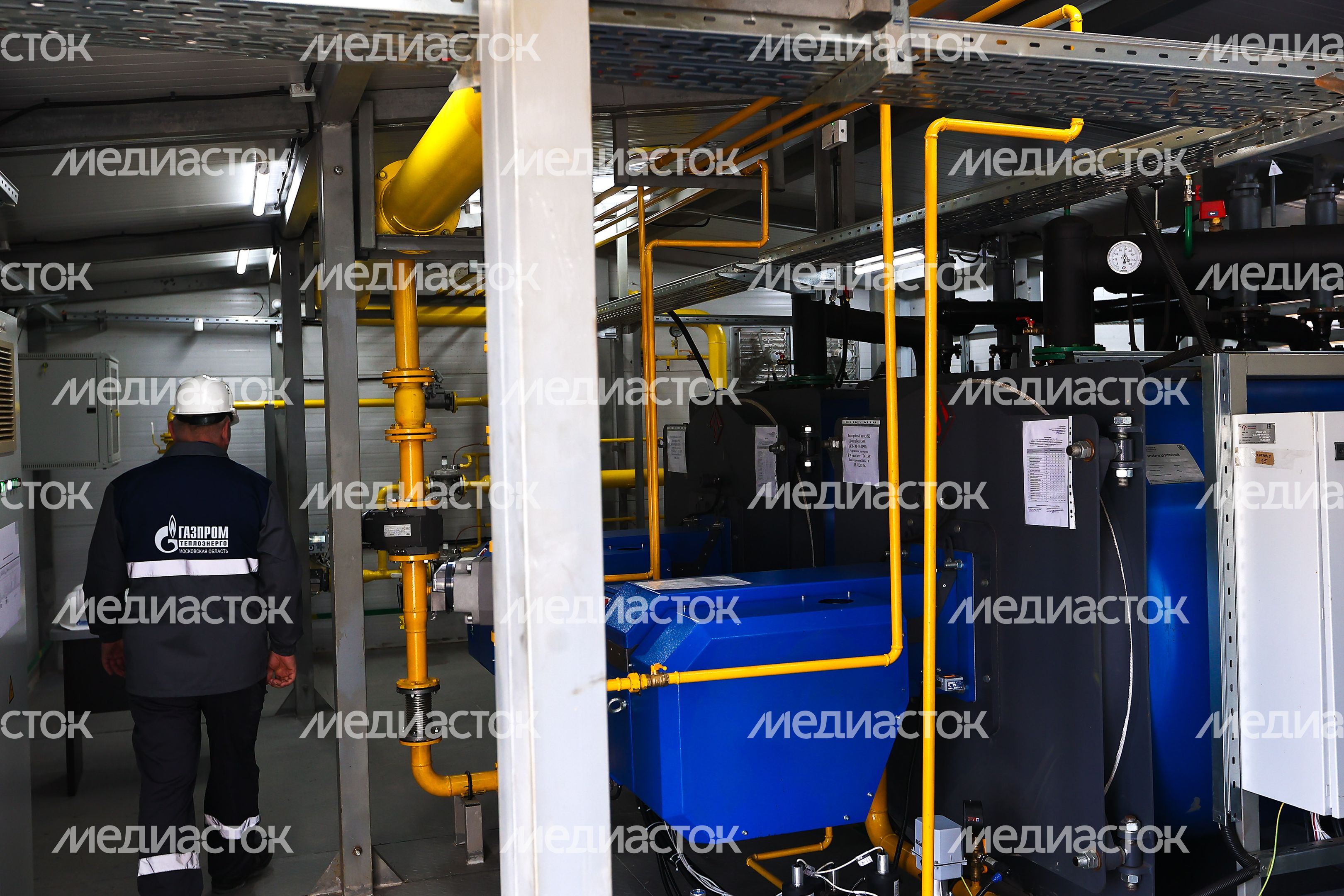 Проверка работы котельной в Серпухове Губернатором Подмосковья