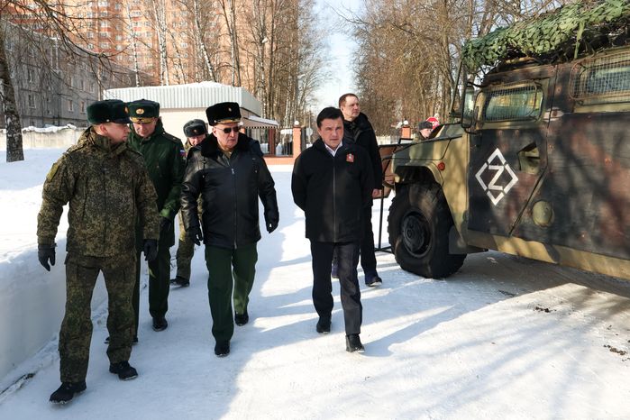 Андрей Воробьев поздравил военнослужащих 45-й отдельной гвардейской инженерной бригады