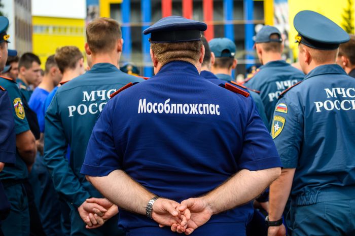 Конкурс профмастерства среди пожарных и начальников караулов МЧС и Мособлпожспаса в Подольске