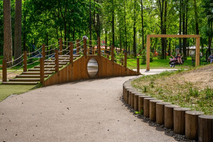 Раменский городской парк культуры и отдыха летом