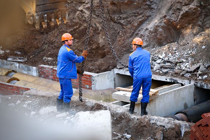 Осмотр новой котельной и реконструируемого участка теплосети в Королеве Губернатором Подмосковья
