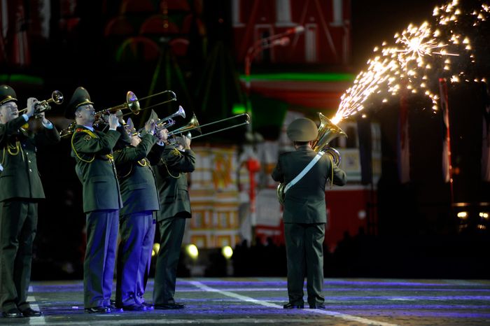 Фестиваль «Спасская башня» на Красной площади в Москве
