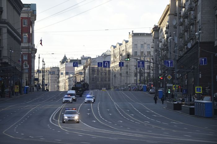 Репетиция Парада Победы на Красной площади в Москве