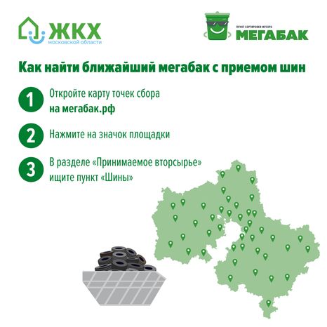 Сдай шины на мегабак