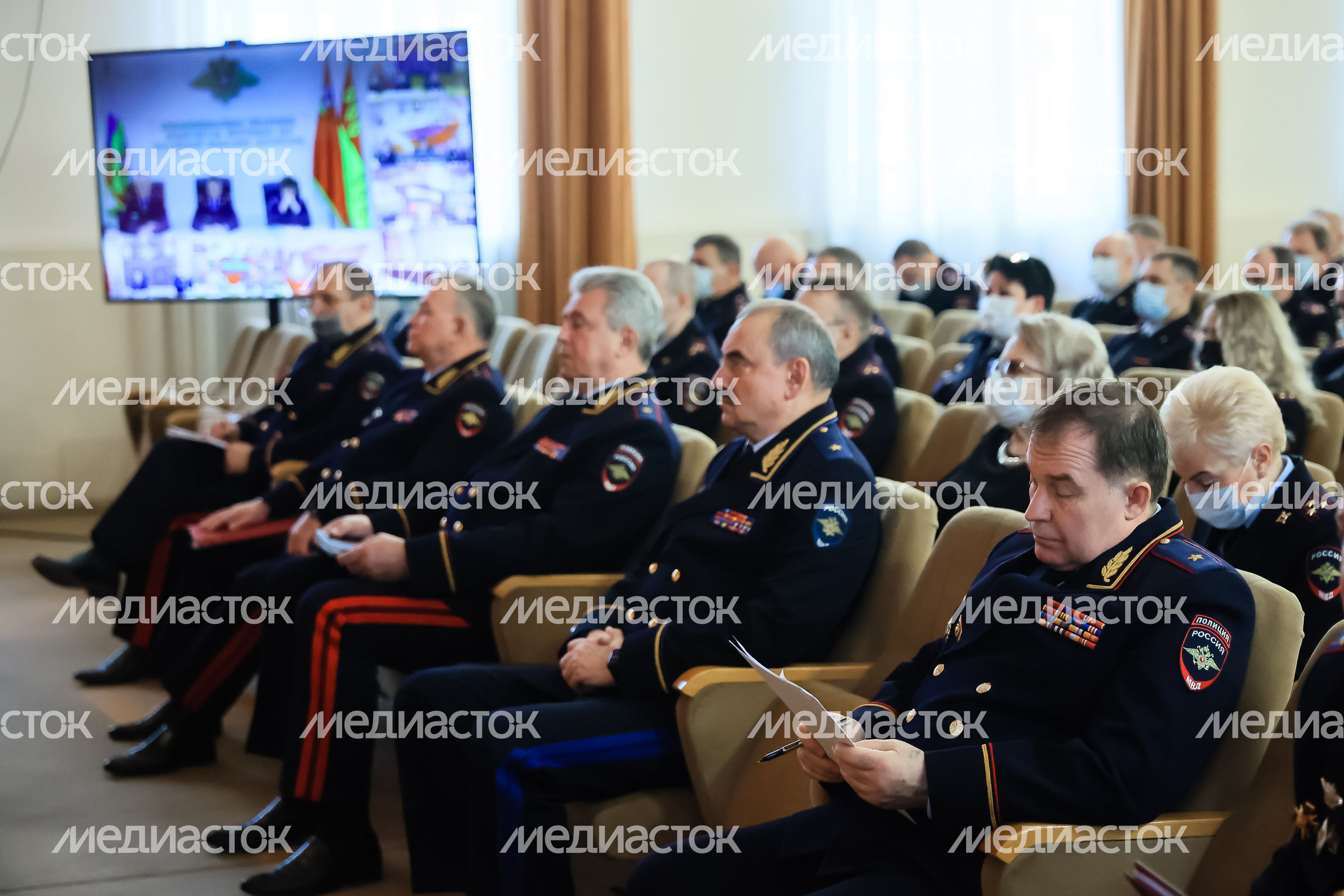 Посещение губернатором Коллегии МВД РФ по Московской области