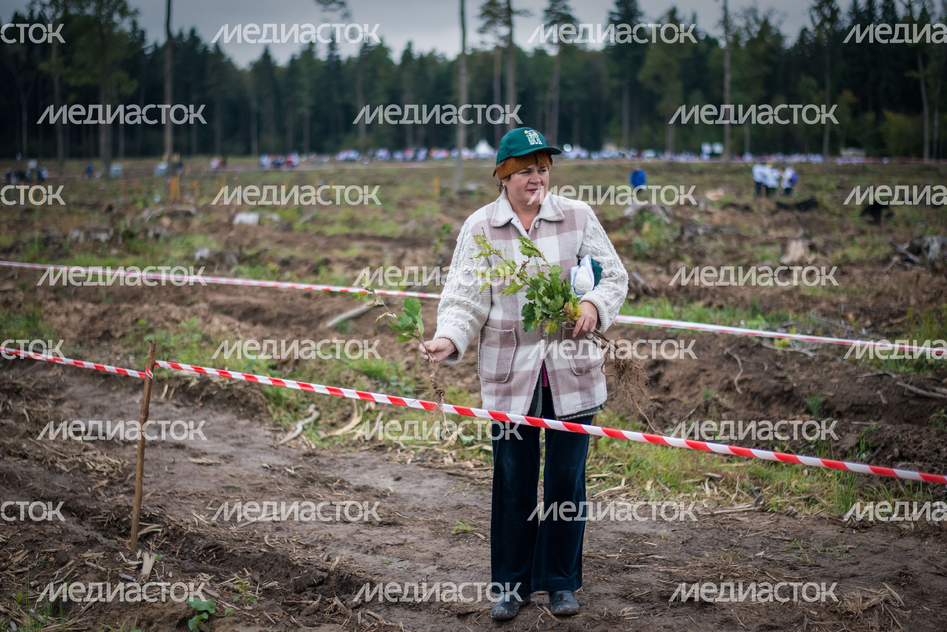Губернатор Московской области на акции «Наш лес. Посади свое дерево» в Мытищах