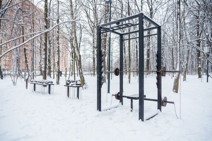Балашиха. Ольгинский лесопарк. Зима