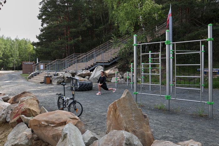 Благоустройство  лесопарка "Волкуша" в Лыткарино