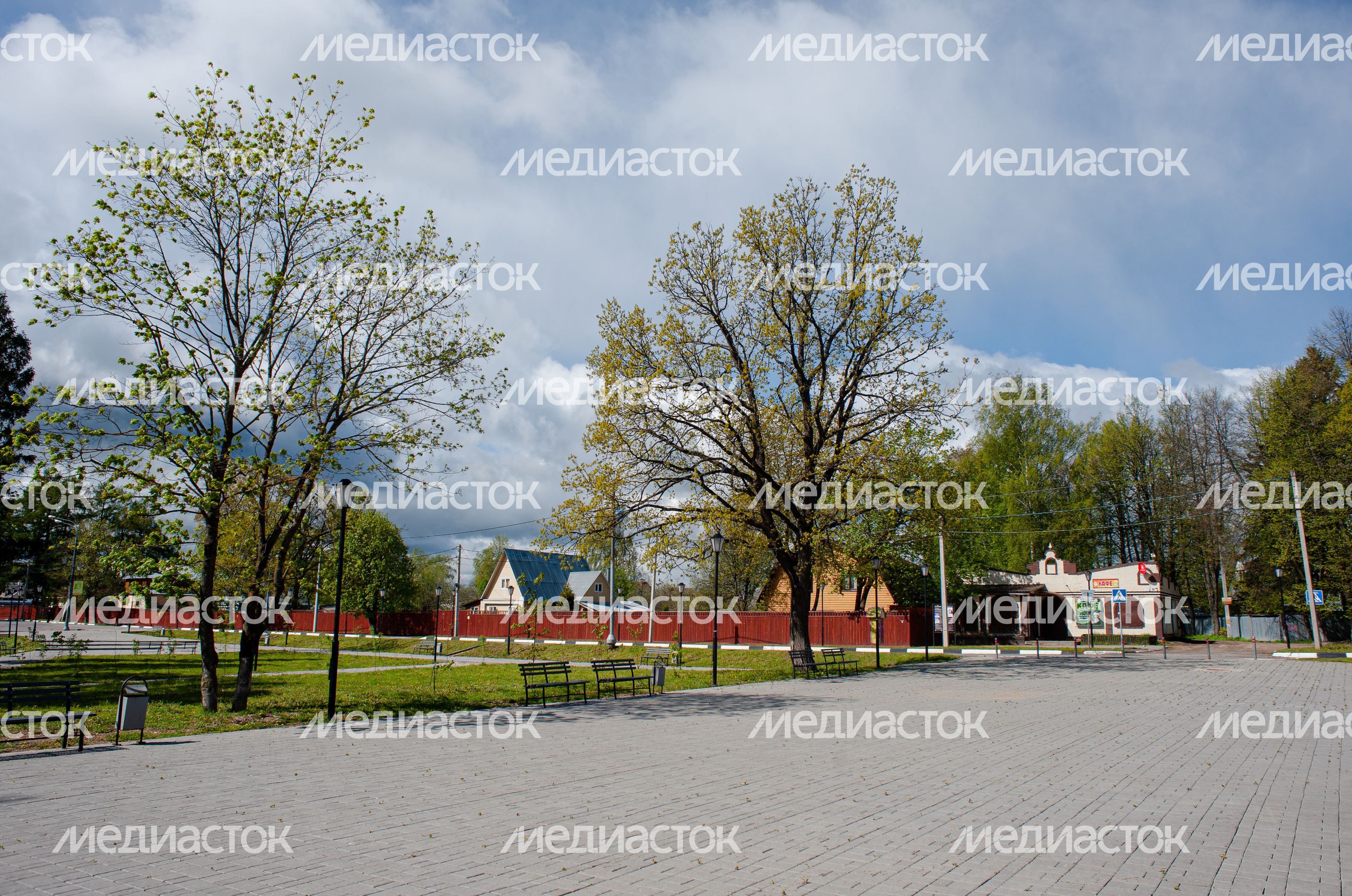 Весенние виды города Хотьково