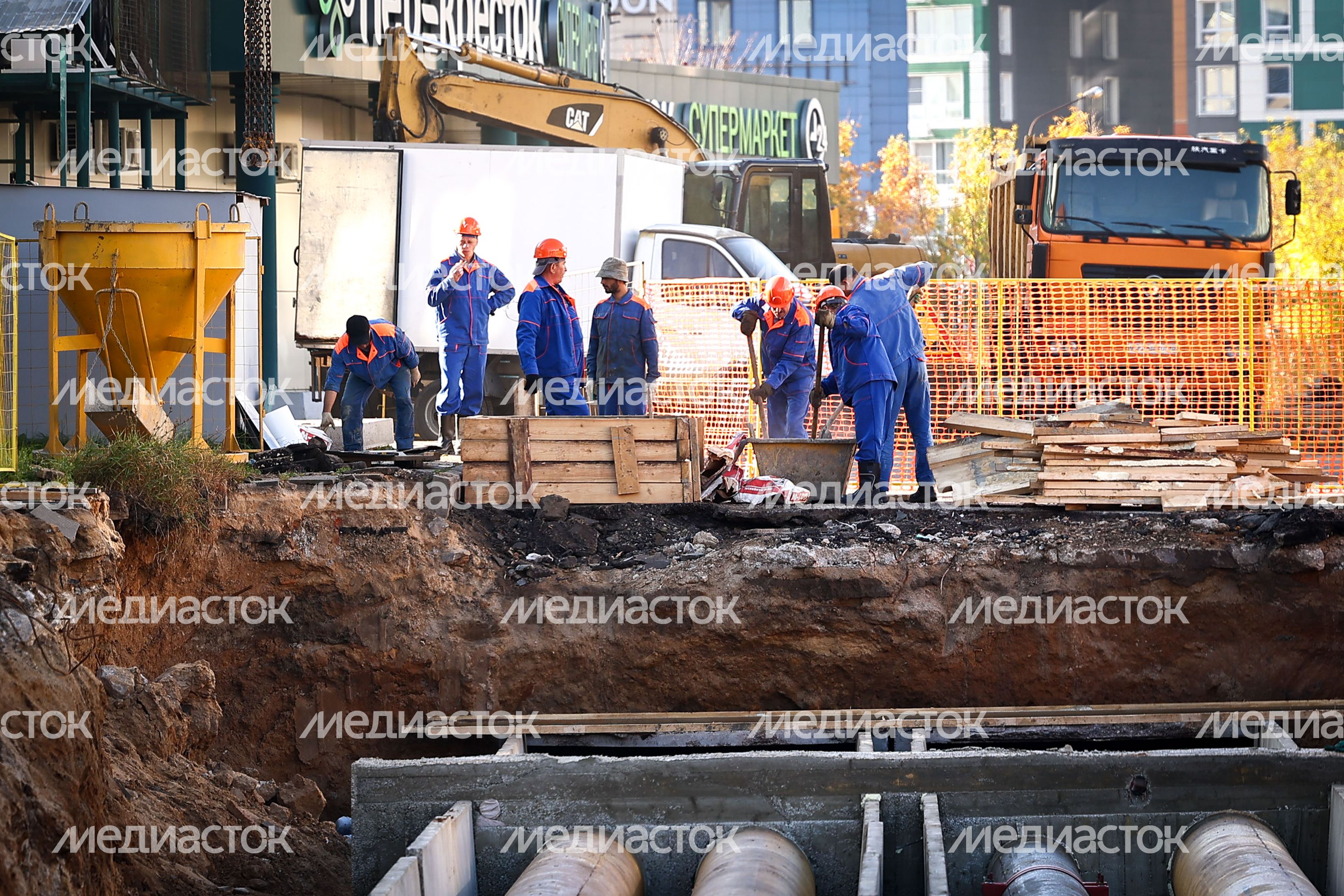 Осмотр новой котельной и реконструируемого участка теплосети в Королеве Губернатором Подмосковья