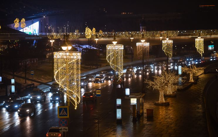 Новогодняя иллюминация в Москве