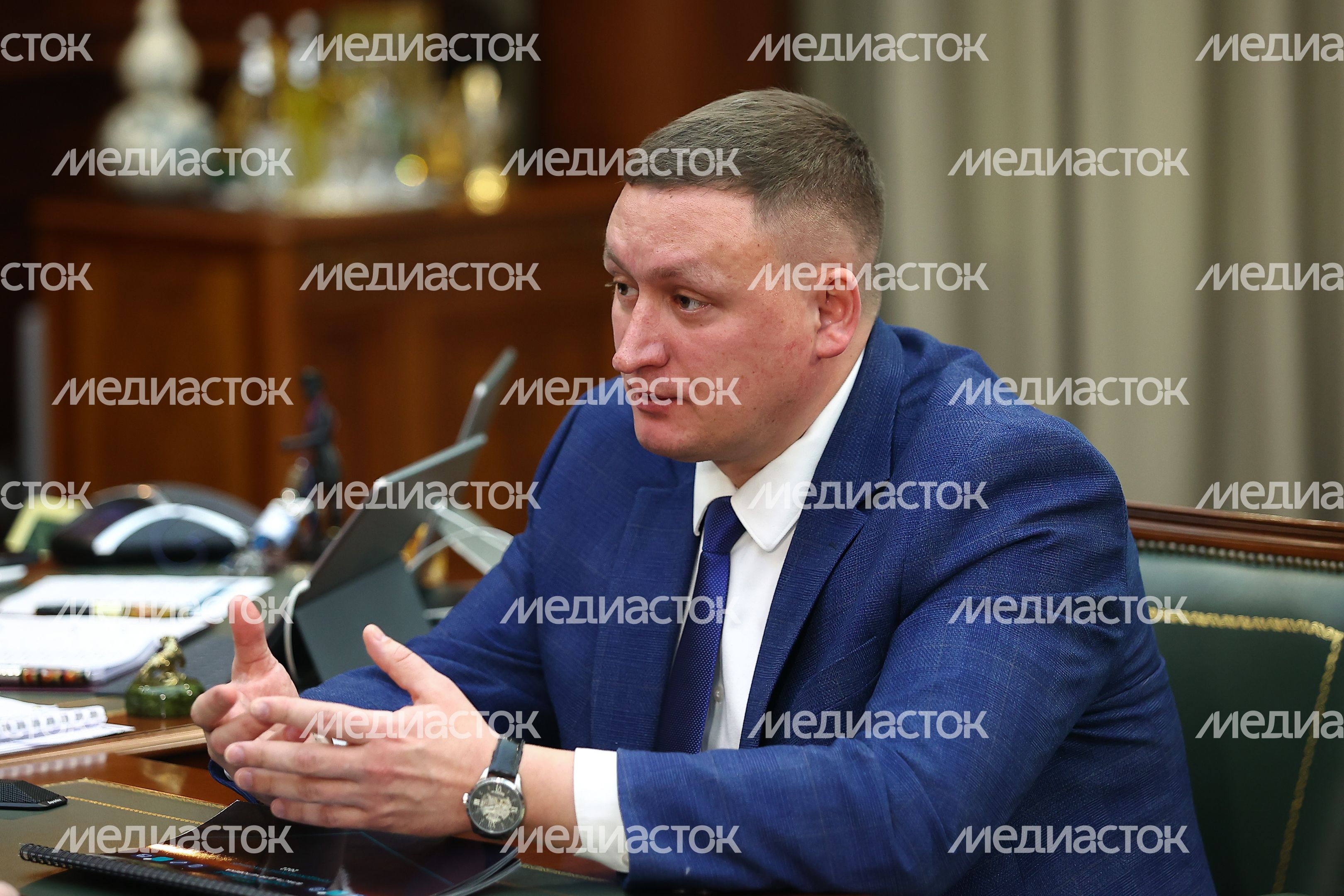 Встреча губернатора Подмосковья с главой г.о. Луховицы