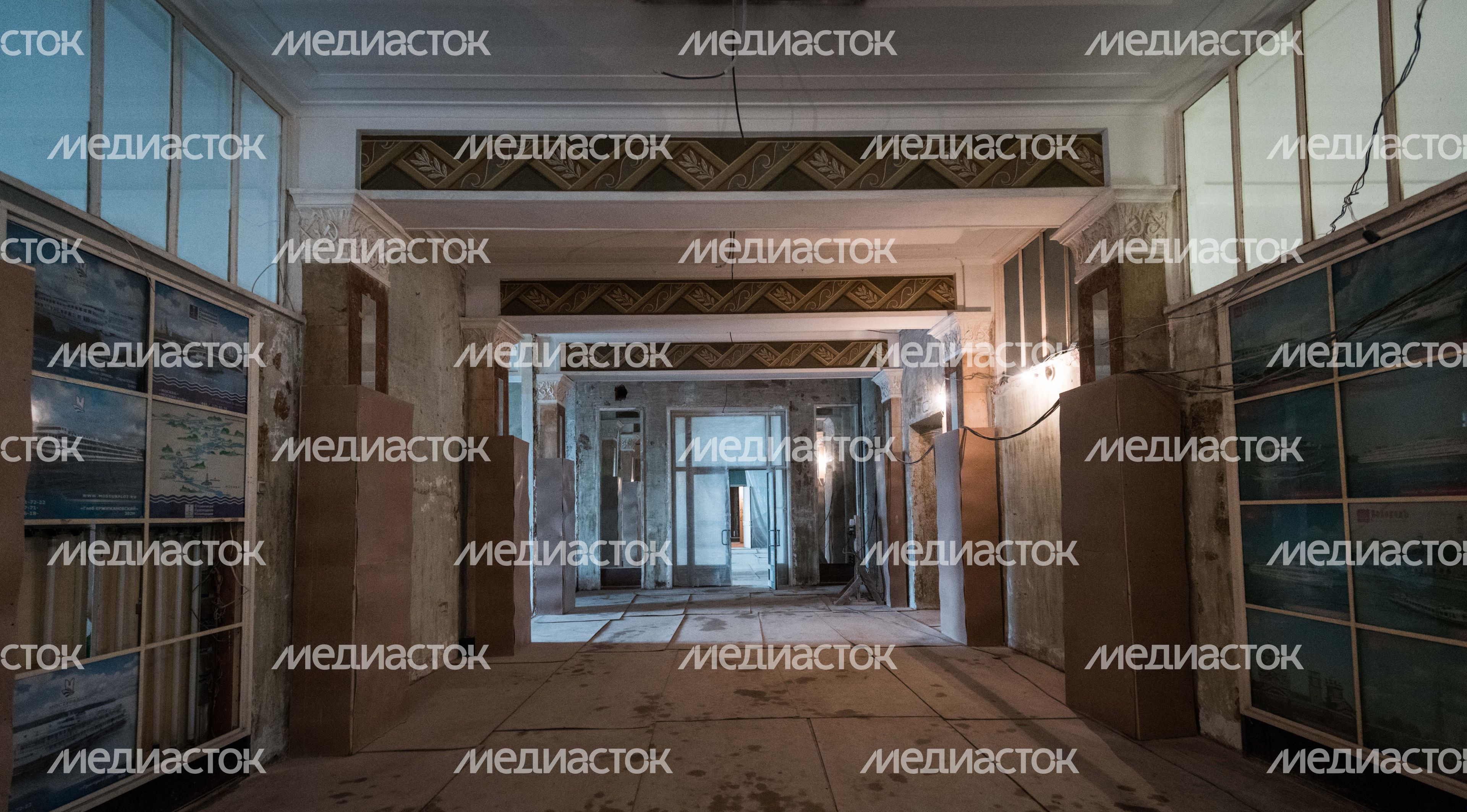 Реставрация Северного речного вокзала