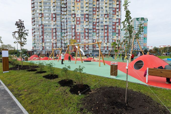 Парк Защитников Москвы в Лобне