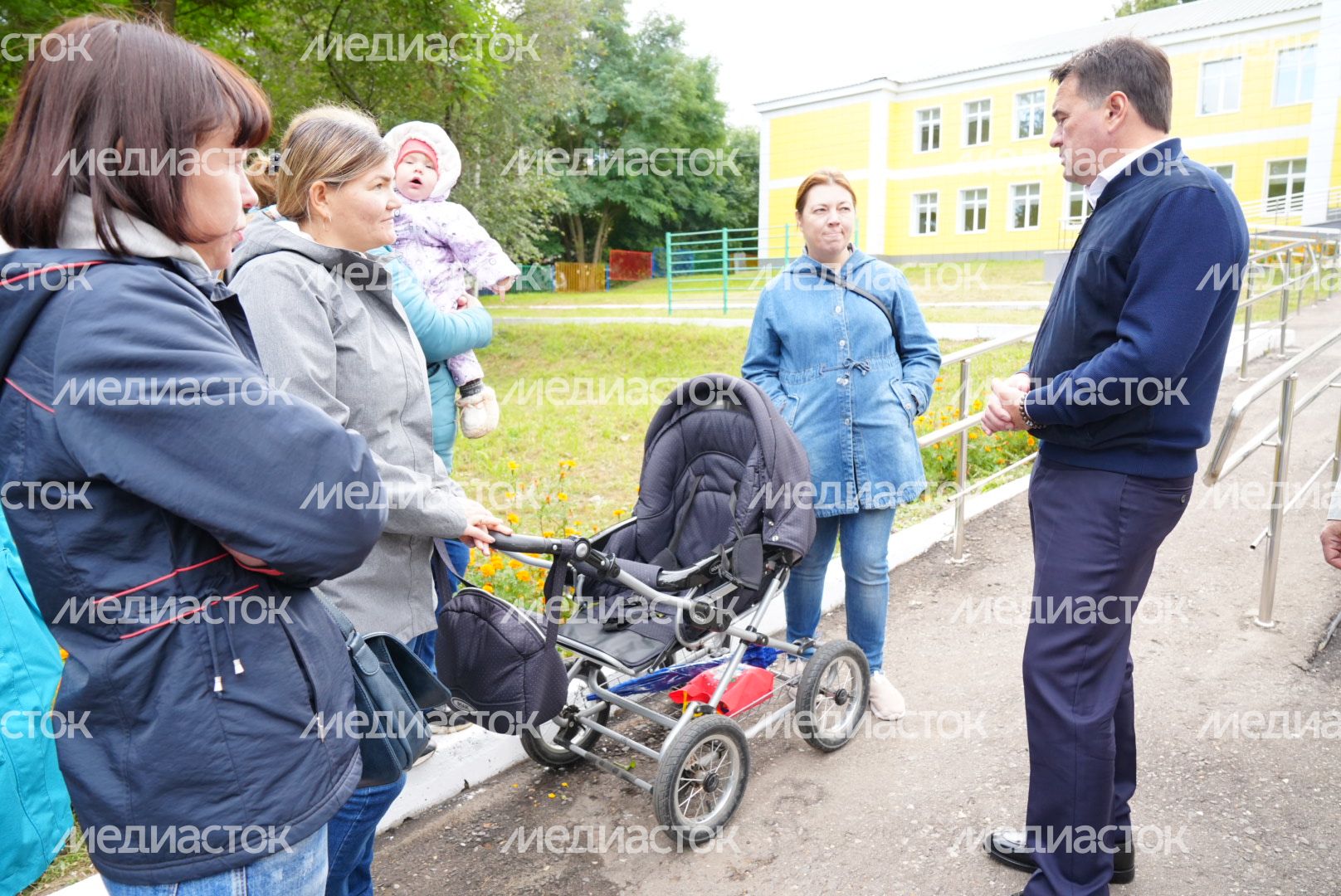 Проверка работы школы №3 в Кашире Губернатором Подмосковья