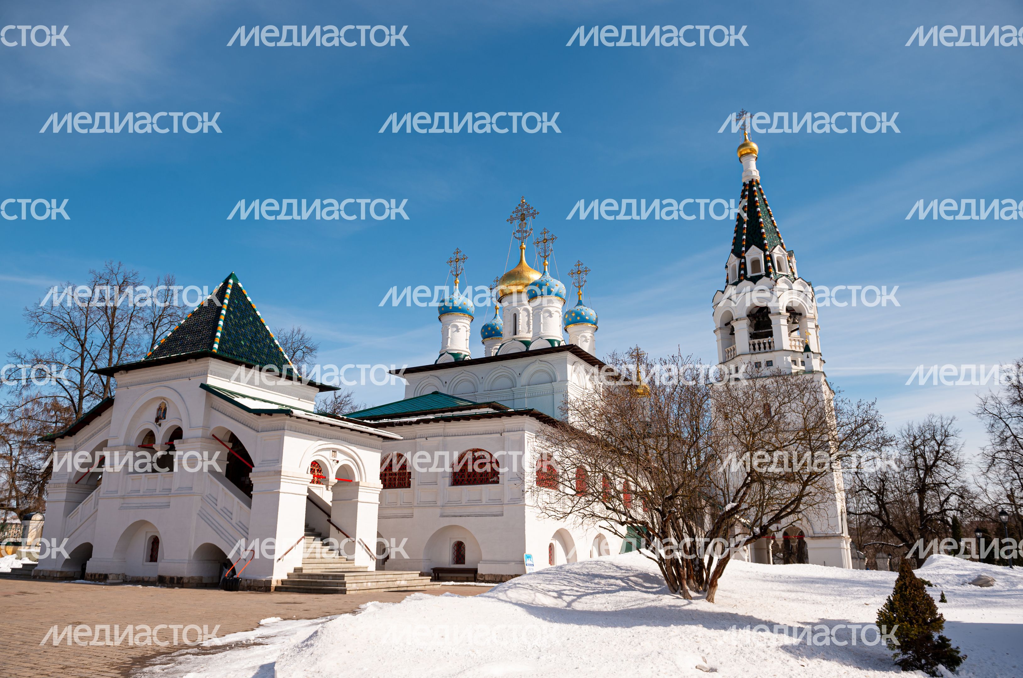 Зимние виды Храма Благовещения Пресвятой Богородицы