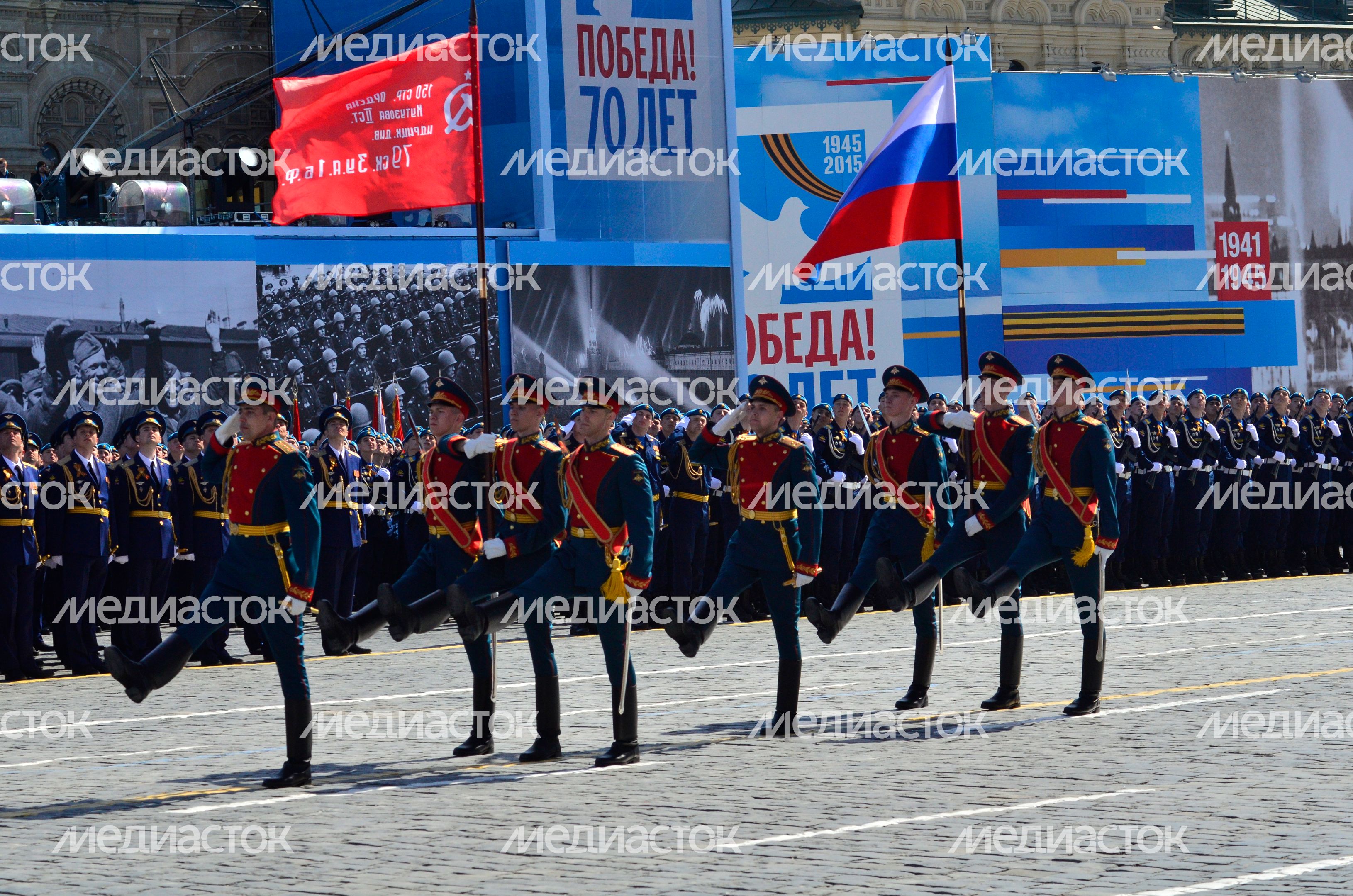 Генеральная репетиция парада Победы на Красной площади