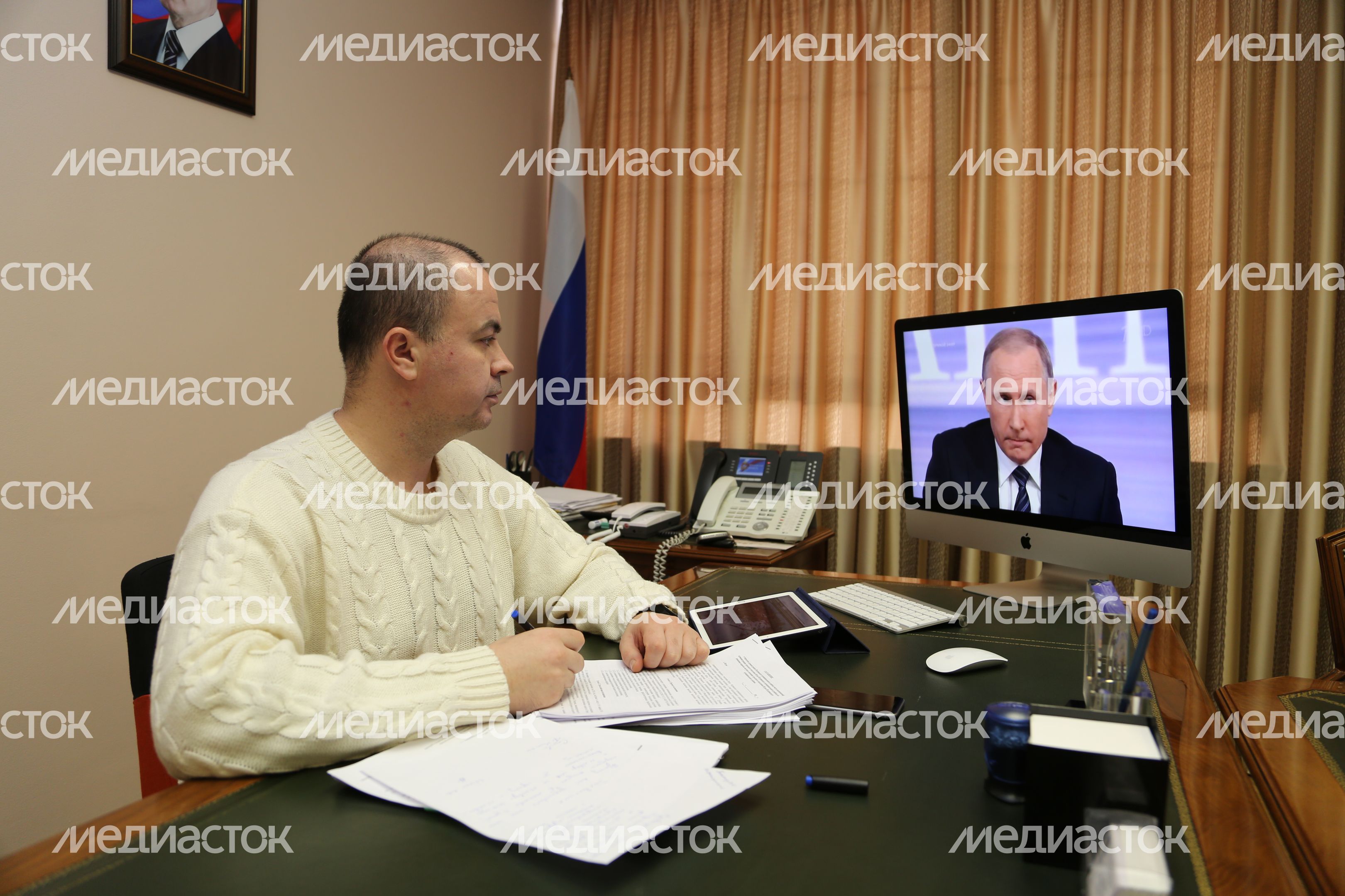 Трансляция большой пресс-конференции В. Путина
