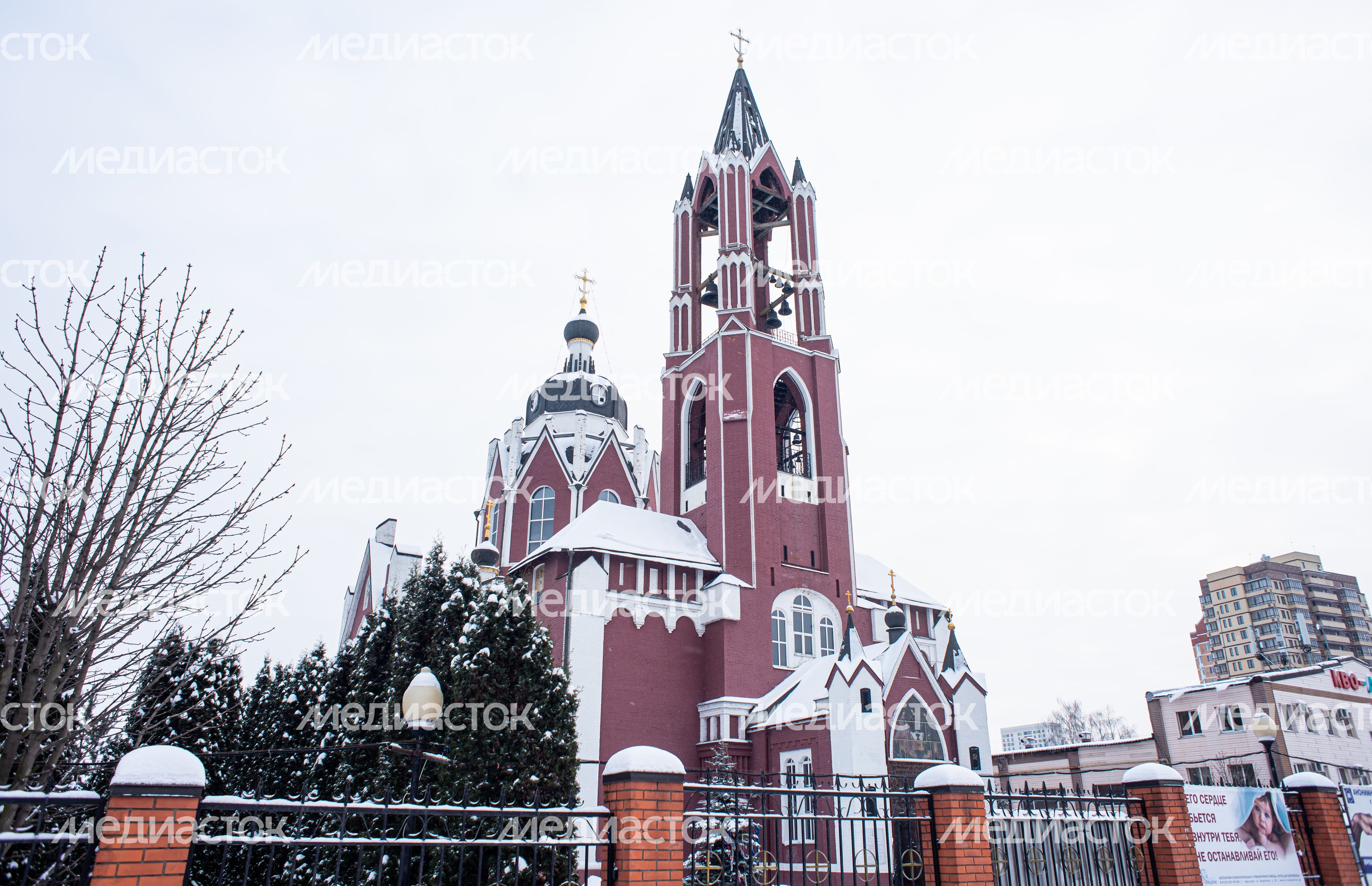 Зимние виды города Щелково
